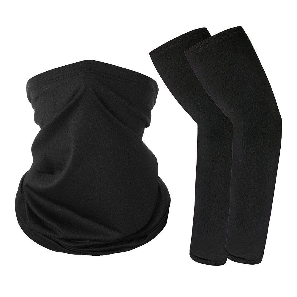 Picture of Ice Silk Sun Protection Sleeves Magic Headscarf Set Summer Sun Protection Cycling Sports Outdoor Equipment Combination Spot Wholesale