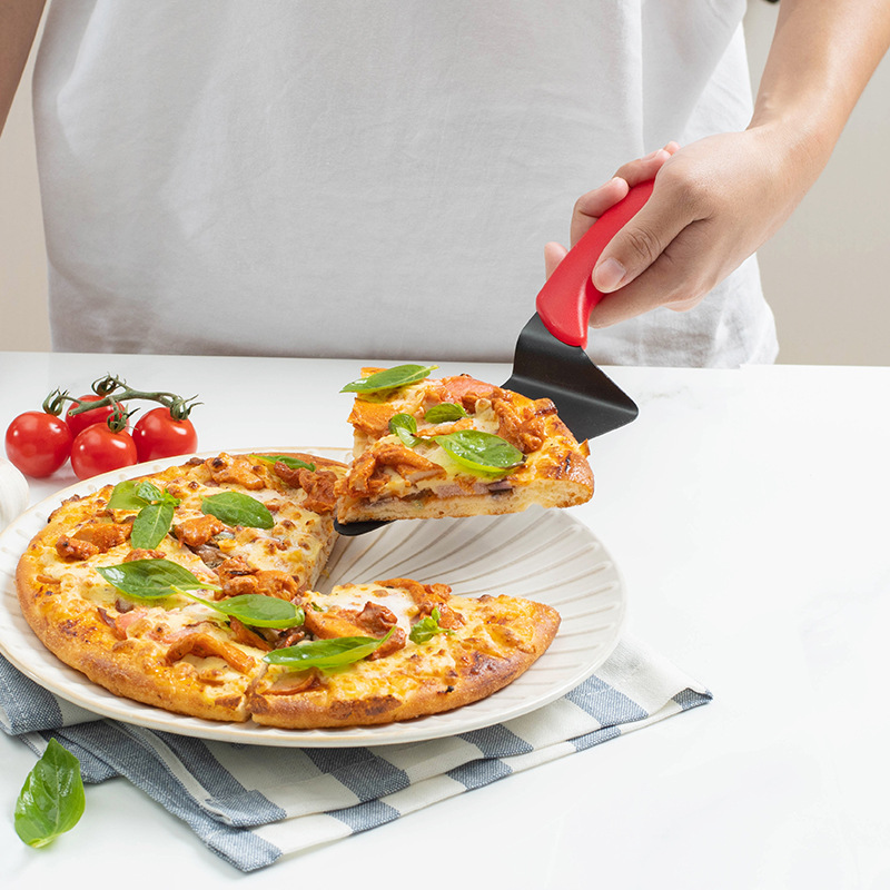 Picture of Cross-Border Stainless Steel Pizza Shovel Transfer Shovel Triangular Shovel Long Cooking Shovel Frying Shovel Baking Pizza Transfer Tool