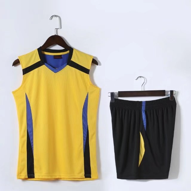 Picture of Volleyball Uniform Suit for Men and Women, Quick-Drying Round Neck Sports Ball Clothing, Competition Volleyball Team Uniform, Wholesale Printed Number