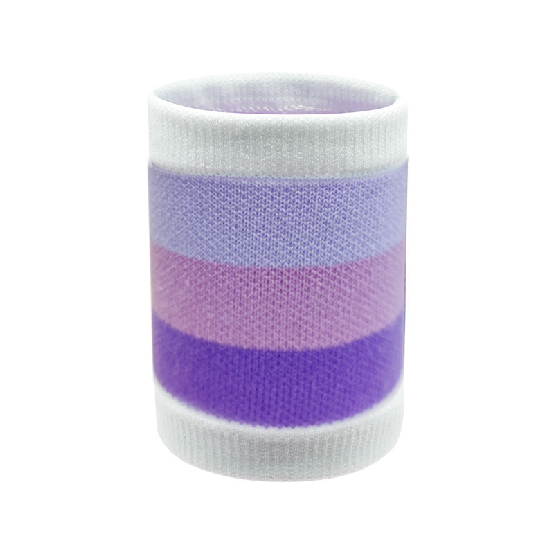 Picture of Sports Cycling Running Fitness Basketball Badminton Wristband Sweat-Absorbent Anti-Sprain Colorful Cotton Towel Wristband