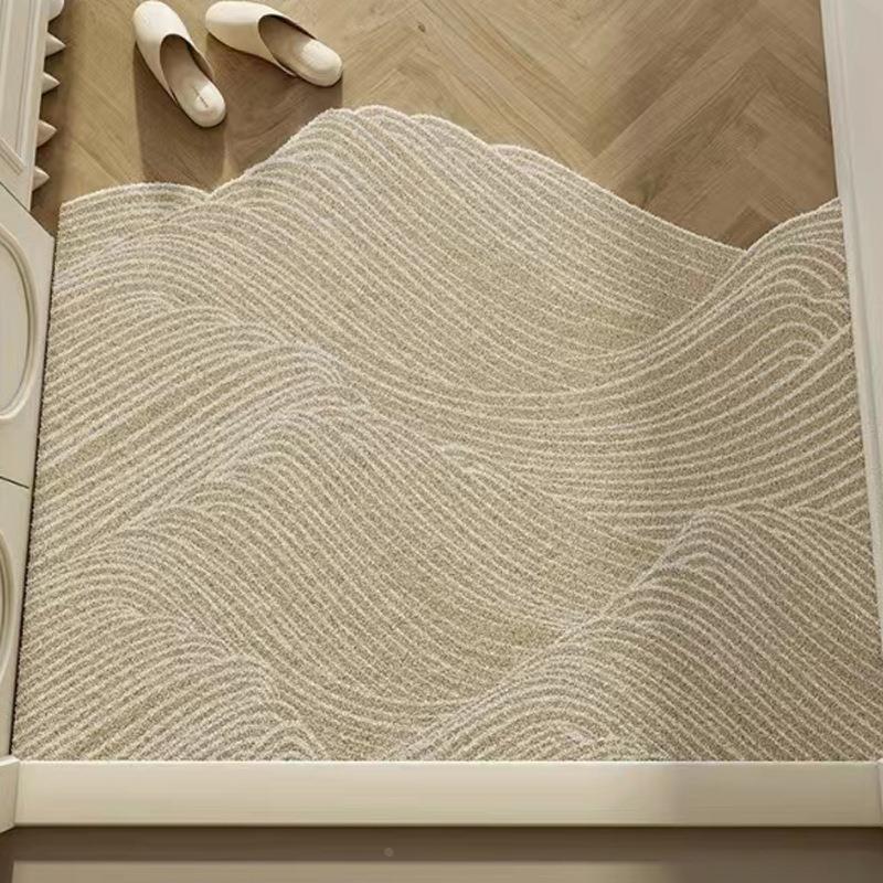 Entrance Door Mat Dirty Resistant Silk Ring Mat Quiet Wind Hill Entrance Door Mat Clean and Change Insole Foot Pad