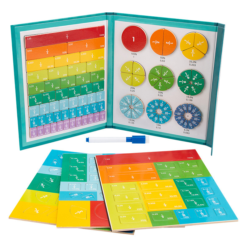 Picture of Little lion magnetic score plate demonstrator molecular denominator cognitive addition and subtraction third grade primary school mathematics score
