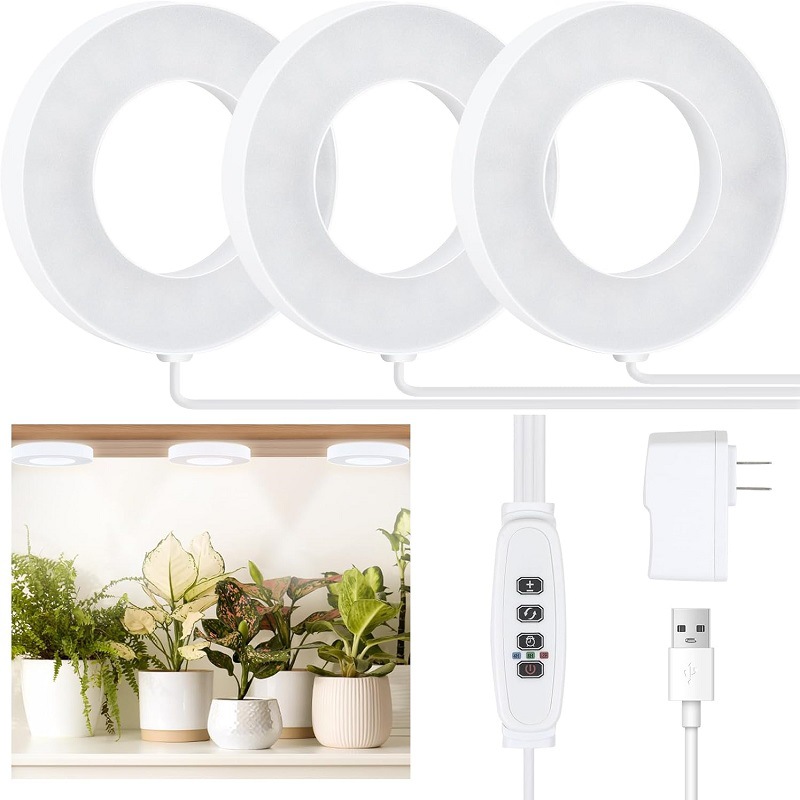 Led Plant Growth Lamp Flower Stand Green Plant Wall Potted Succulent Flower Full Spectrum Ceiling Plant Fill Light Factory