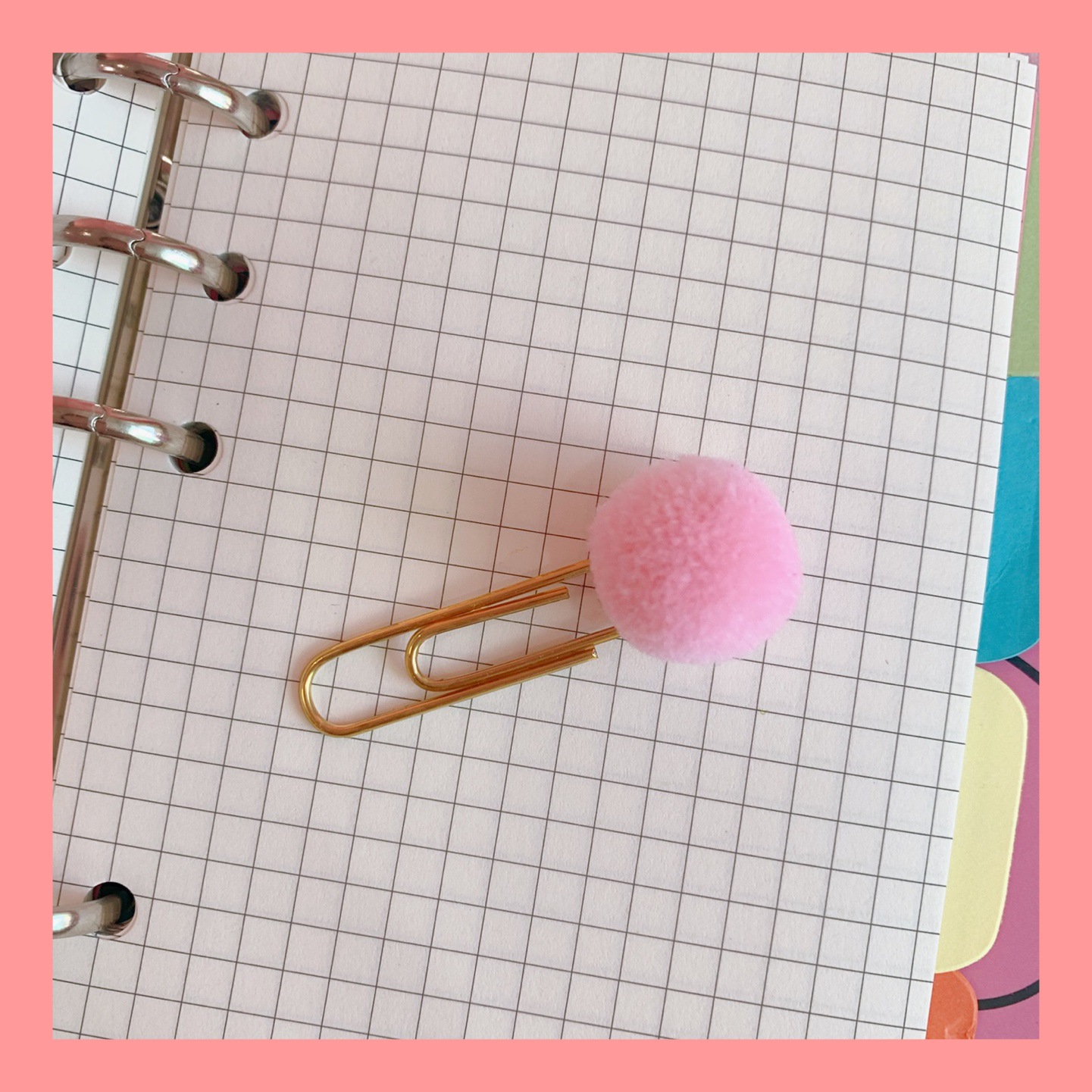 Picture of Japanese cute creative metal paper clip bookmark color candy wool ball pin student office supplies stationery