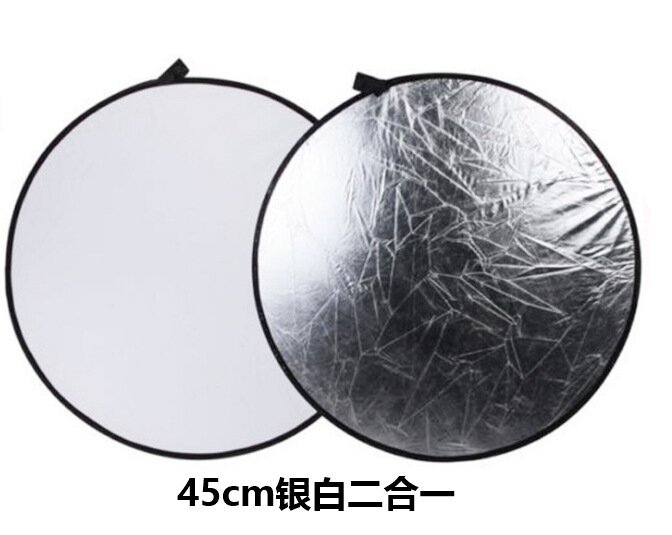 Picture of Reflector Photographing Light Plate Round Folding Portable Flexible Light Plate Photographing Live Portraits Mini Covering Light Plate