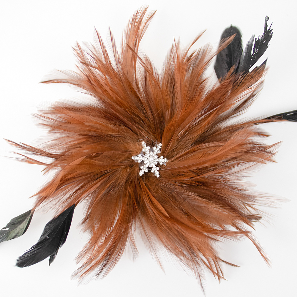 Picture of Christmas Winter New Year Headwear Snowflake Hairpin Side Clip Sparkling Fine Diamond Hairpin New Year Hair Accessories Side