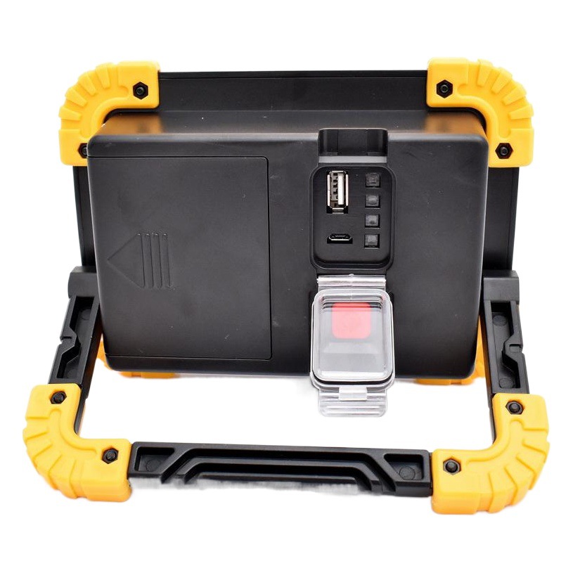 Multi-function rechargeable cob strong light flashlight high-power camp outdoor light portable projection work light searchlight