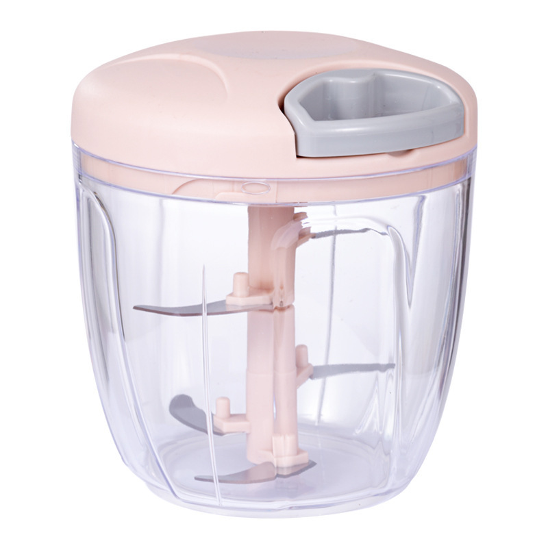 Picture of Multi-functional hand-pulled meat grinder household vegetable chopper kitchen dumpling stuffing meat chopper round garlic chopper