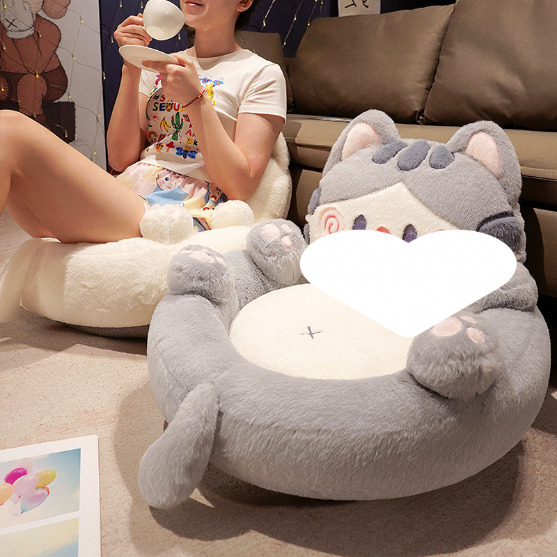 Picture of Kids Sofa Small Sofa Girls Boys Reading Area Single Small Stool Baby Room Bedroom Lazy Back