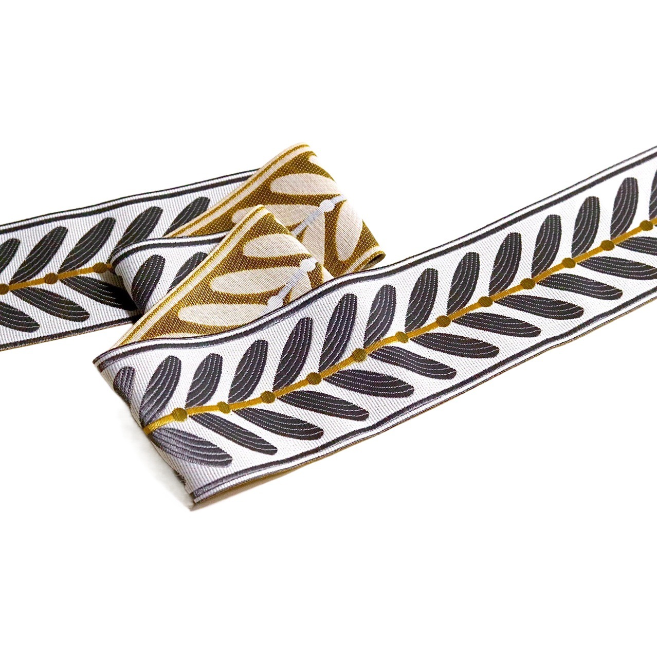Width 6cm High Precision Leaf Ribbon Clothing Curtain Tablecloth Bed Flag Sofa Cover Decorative Ribbon