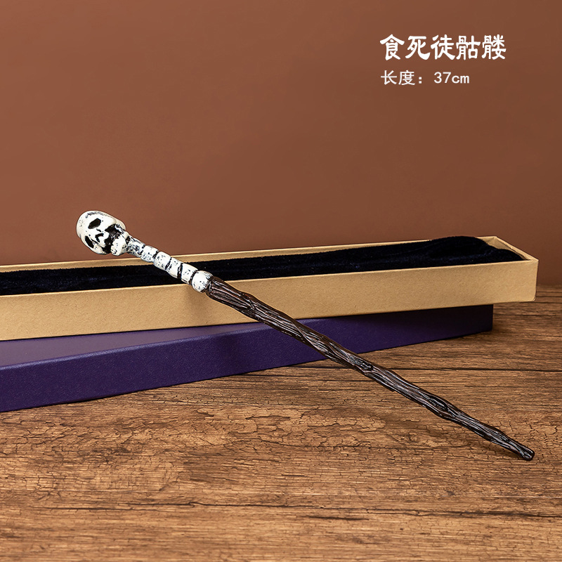 Picture of Harry Magic Wand Hermione Magic Wand Dumbledore cos Props Halloween Metal Core in stock Bare Wand