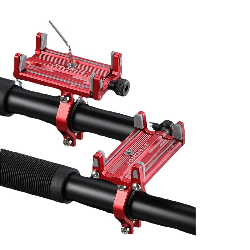 Picture of Road bicycle mobile phone bracket mountain bike electric car takeaway navigation mobile phone frame shockproof anti-shake riding equipment