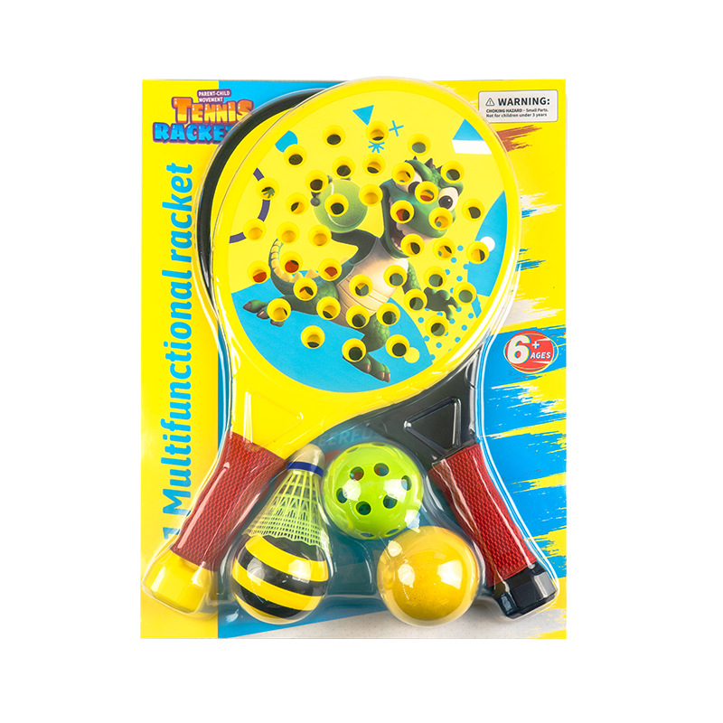 Picture of New Children's Cage Racket Outdoor Beach Racket Park Lawn Fun Sports Parent-Child Racket Ready for Sale
