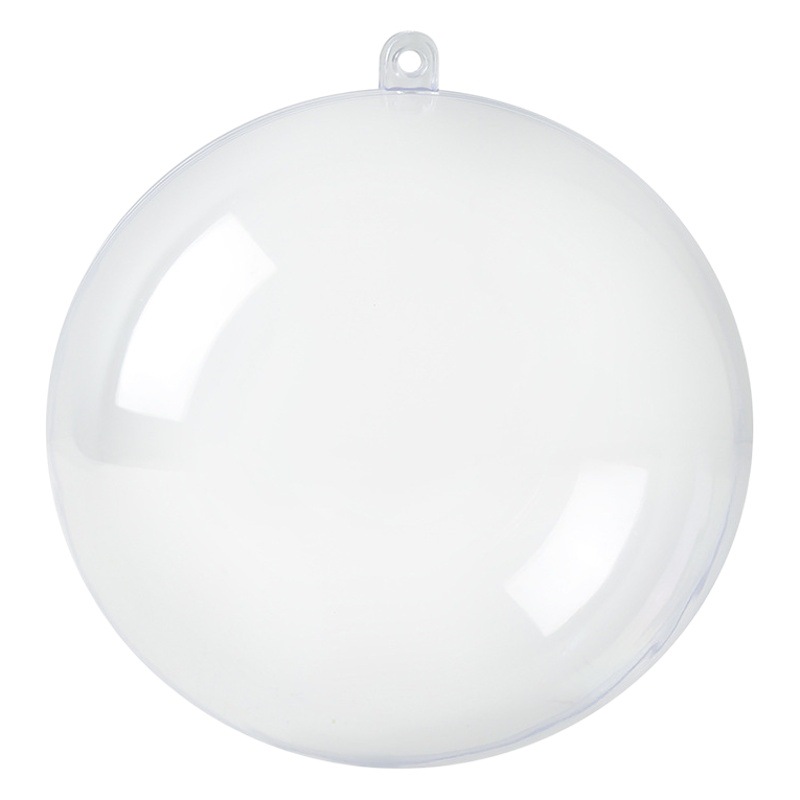 3-20Cmps Hollow Plastic Transparent Ball Shopping Mall Festive Creative Christmas Ball Wedding Decoration Ball