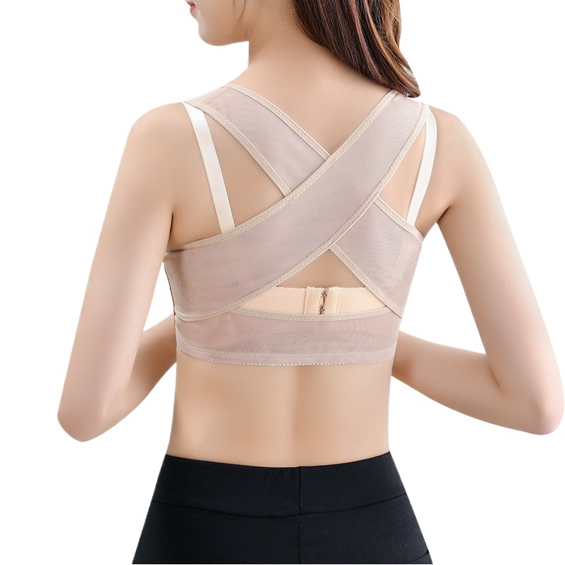 Front-Breasted Sports Adjustable Breast Expansion Support, Push-Up, Auxiliary Breast Support, Anti-Sagging Bra, Hunchback Shaping Garment