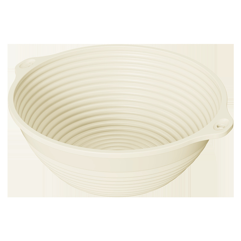Picture of Silicone Fermentation Basket Household Oven Baking Dough Fermentation Bowl Folding High Temperature Resistant Large Capacity Bread Fermentation Basket