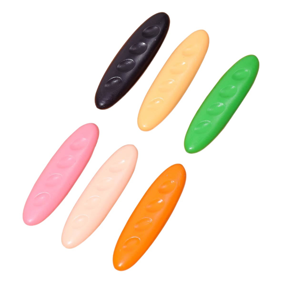 Picture of Children's plastic hole crayons to correct grip painting graffiti easy to color washable non-dirty hand crayons