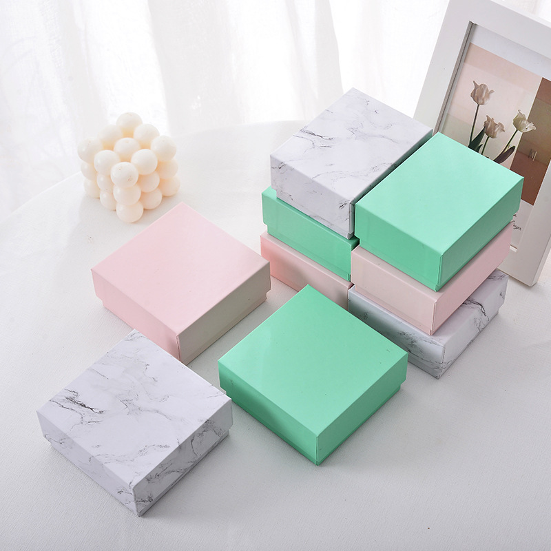 Shao color new jewelry packaging box simple fresh gift box necklace bracelet jewelry box ring box spot wholesale