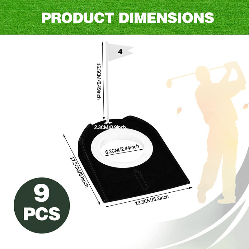 Picture of Golf plastic putter plate green putter exerciser suit golf hole putter training aid