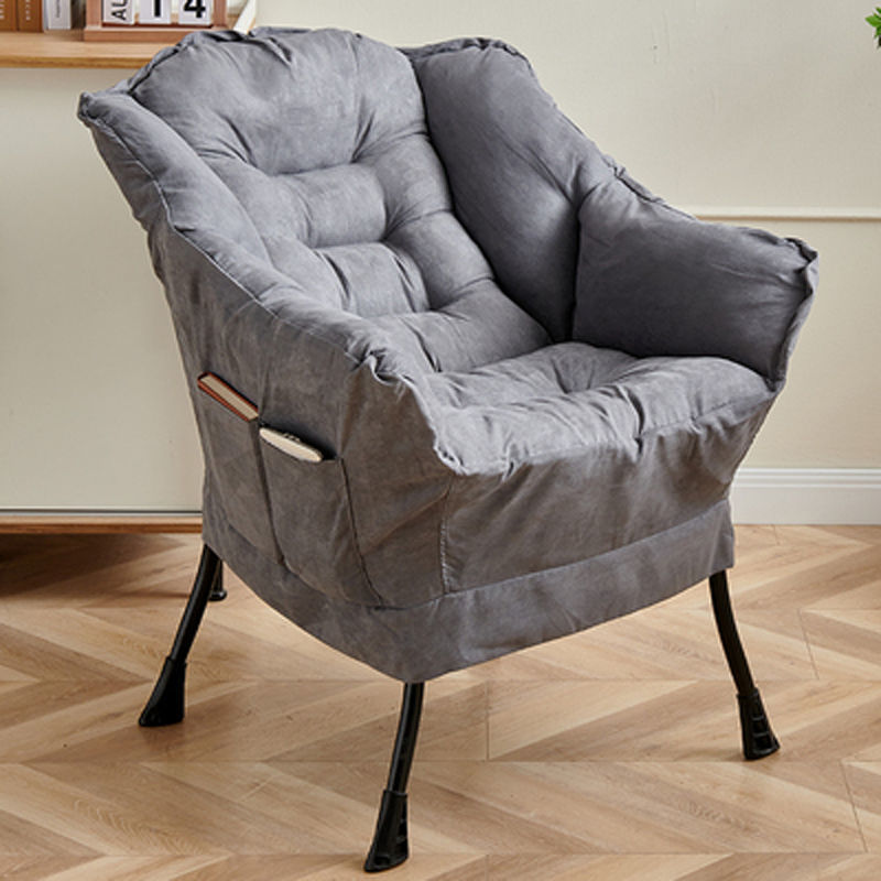 Picture of Lazy Sofa Single Chair College Student Dormitory Computer Chair Comfortable Balcony Small Sofa Soft Bedroom Backrest Recliner