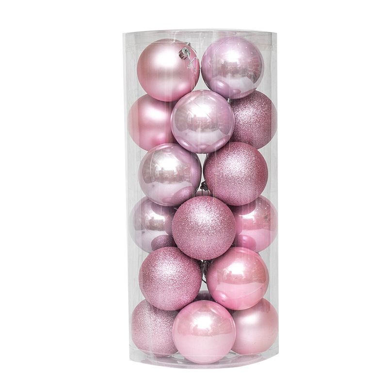 Picture of Christmas decorative ball electroplating plastic ball 3468CM barrel Christmas ball shopping mall ceiling Christmas tree pendant hanging ball