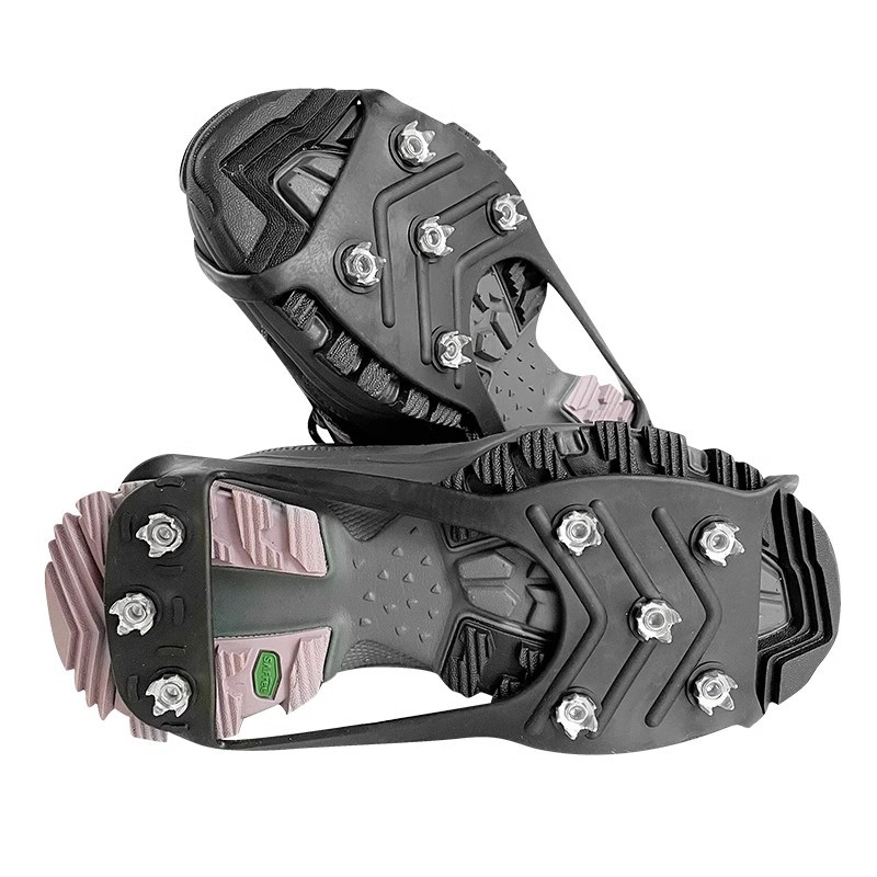 Picture of Ice claw non-slip shoe cover five or eight teeth winter outdoor shoe nails winter sole stickers artifact mountaineering ice snow shoes chain