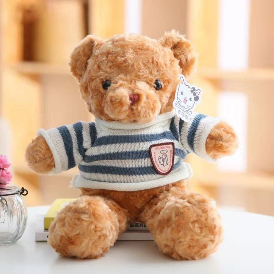 Picture of Sweater Teddy Bear Hug Bear Doll Plush Toy Bear Pillow Doll Wedding Gift Cute