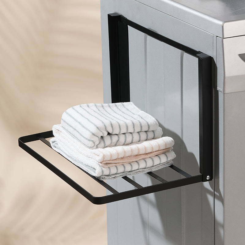 Cross-border Magnetic Suction Toilet Washing Machine Storage Rack Clothes Storage Rack Household Non-perforated Hanging Refrigerator Fit Rack