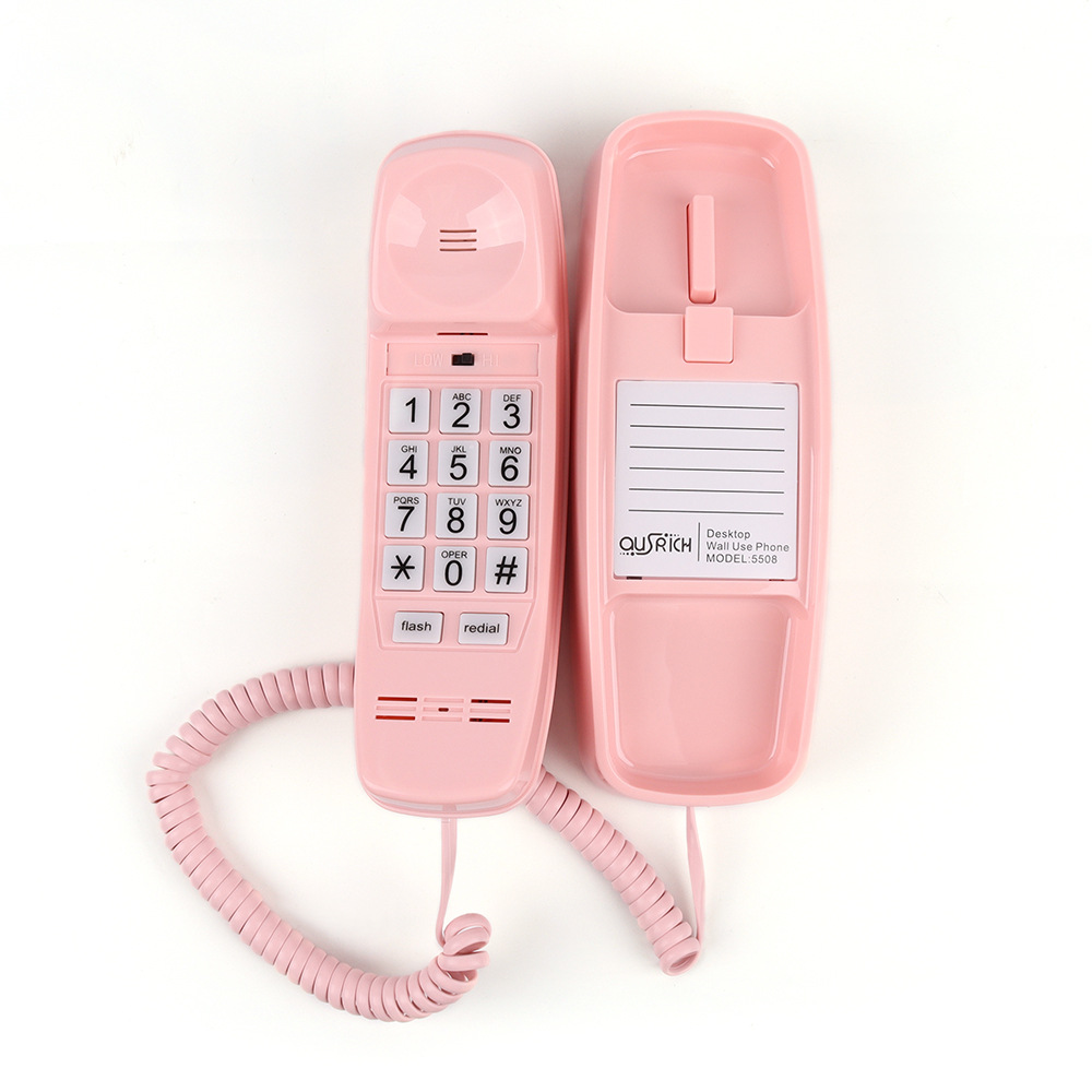 Picture of Cross-border e-commerce is specially for wired fixed telephones with large buttons and large volume adjustable wall extension in English