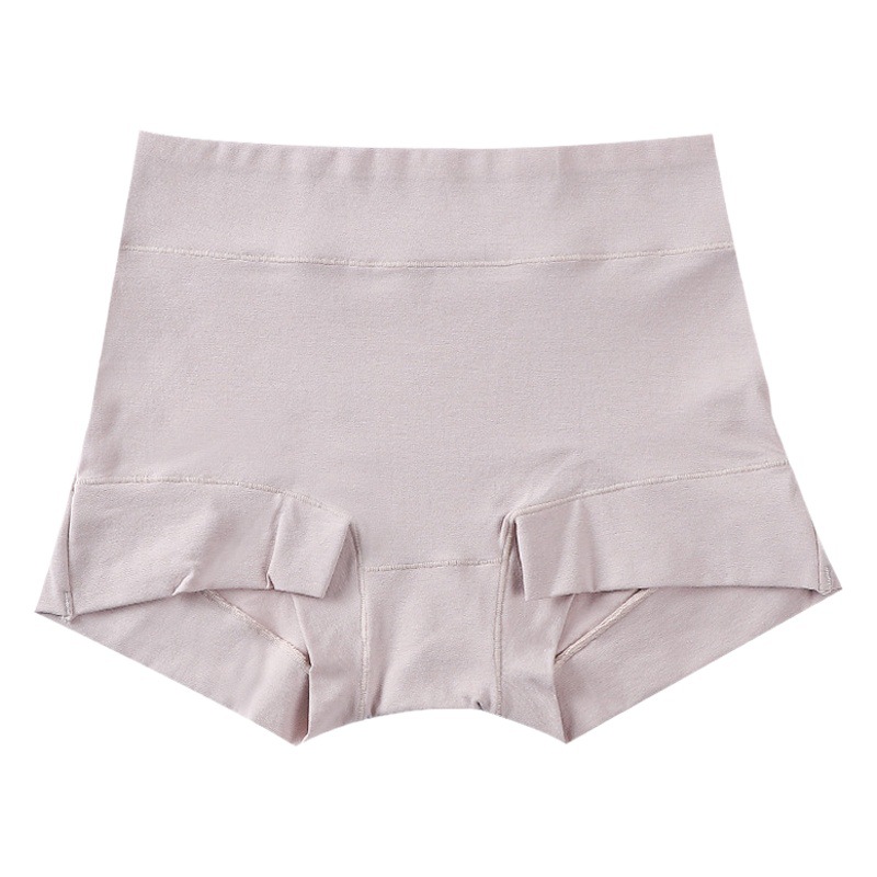 Women's boxer underwear women's cotton high waist hip plus size flat leg underwear plus fat increase boxer shorts 3618#