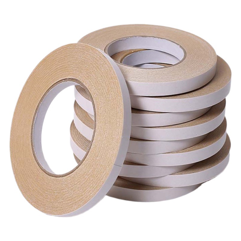 140u White Embroidery Double-sided Adhesive Tape Strong Adhesive for Garment Printing Board Color Card High Elastic Embroidery Double-sided Adhesive Tape