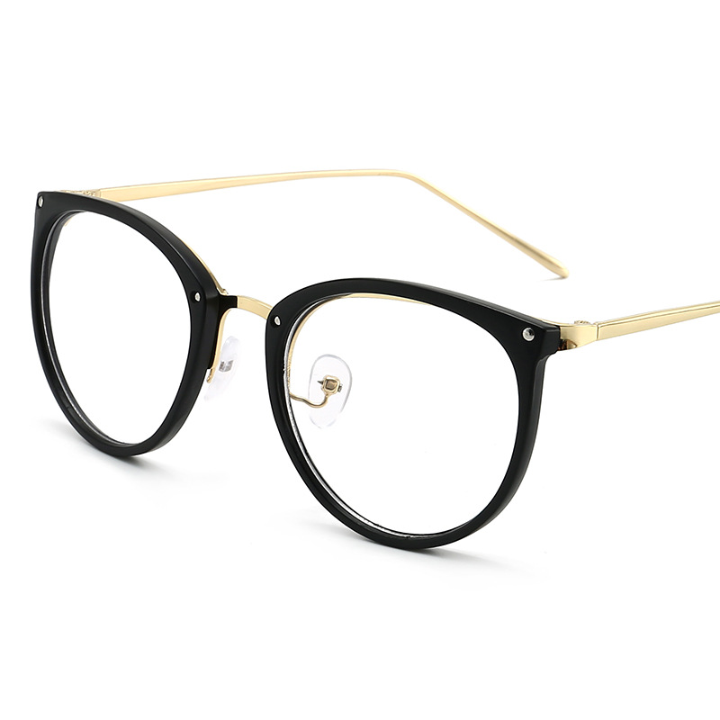 Picture of Cross-border new transparent retro glasses frame men and women can match myopia glasses frame student plain glasses 1097