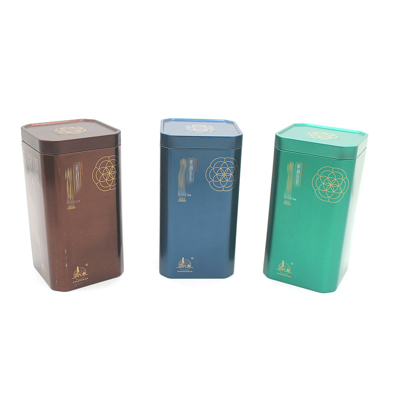 Octagonal Shape Jasmine Tea Tea Tin Box Green Tea Black Tea Tin Box Wholesale