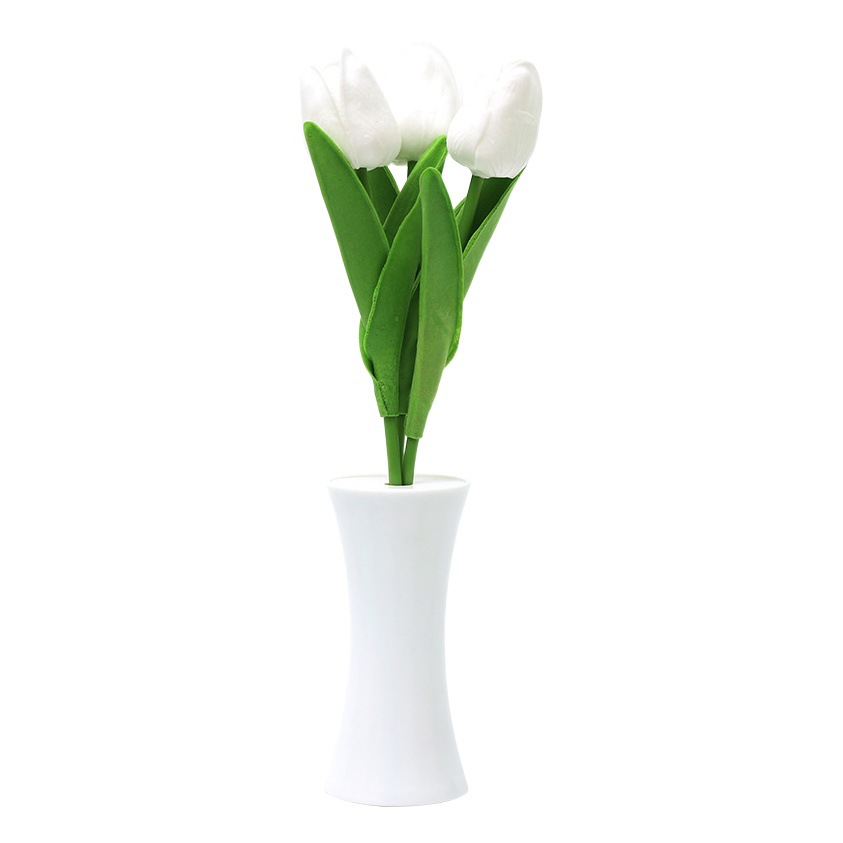 Creative Gift mini night light B & B decoration artificial flower Tulip desktop decorative lamp ins girl table lamp