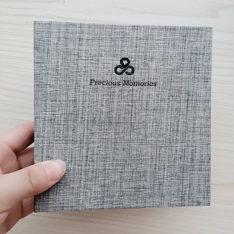 Picture of Wholesale plain cotton linen loose-leaf PP photo album photo album movie ticket storage postcard 3 inch 5 inch