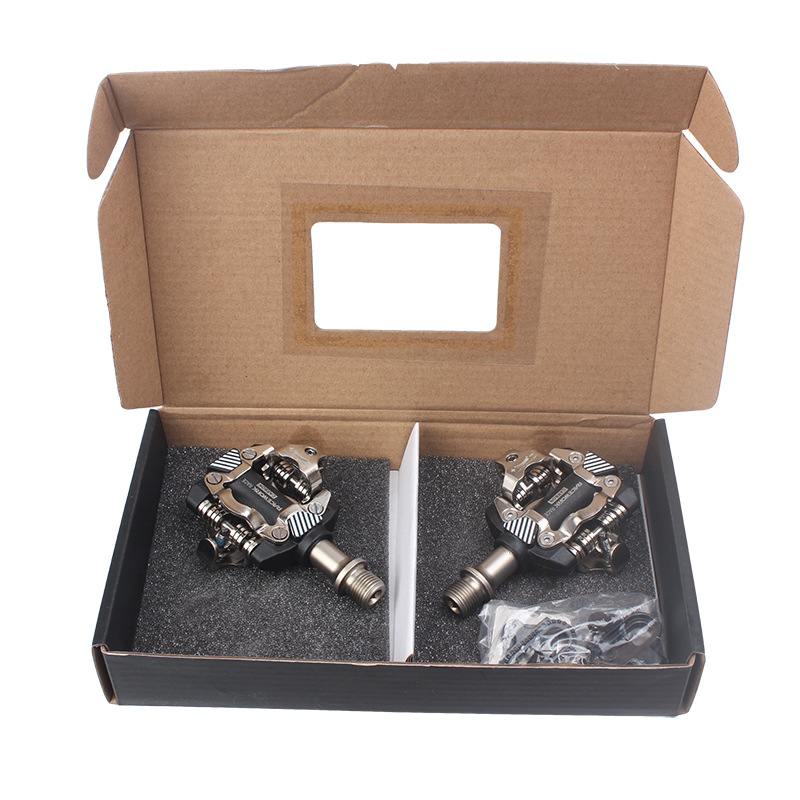 Picture of RACEWORK mountain bike lock pedal bicycle self-locking pedal ultra light DU bearing SPD pedal M8100 pedal
