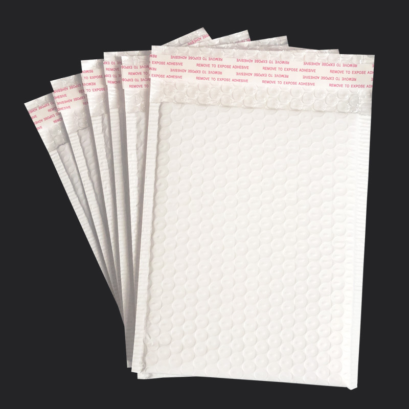 Custom Thickened Matte Film Bubble Envelope Bag Waterproof Shockproof Garment Packing Bag Express Bag Bubble Bag Packaging Bag