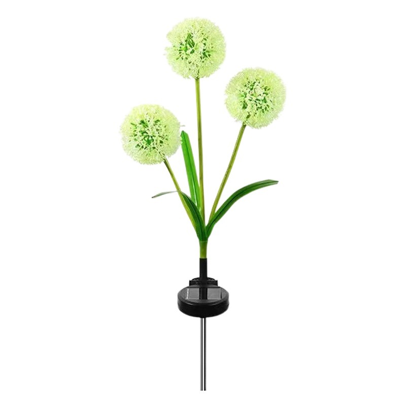 Cross-border solar lamp solar garden lamp outdoor ball lamp dandelion ground plug lamp lawn lamp onion flower lamp-