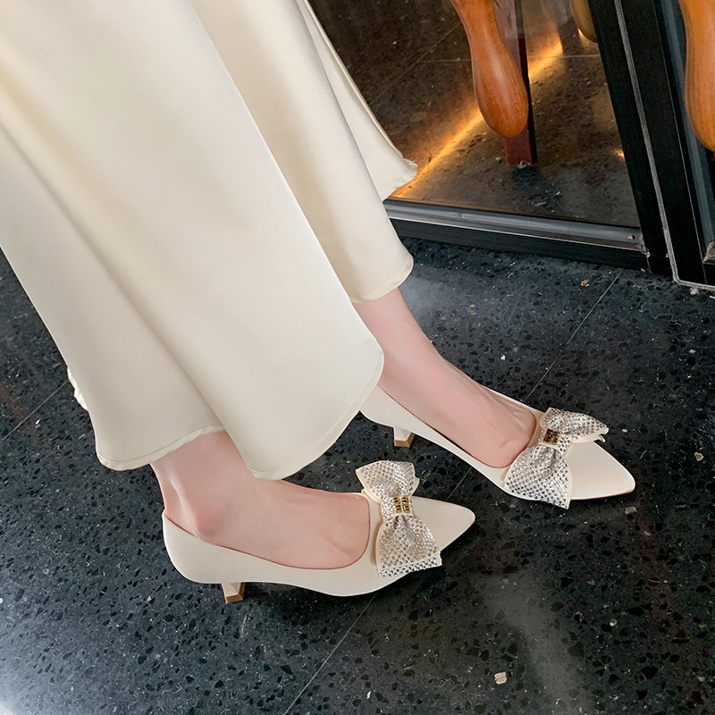 020412-2 Purple Magic and Exquisite plus size Women's Shoes Pointed Shallow Mouth Women's Single Shoes Widened and Fat mm High-heeled Shoes Cross Border