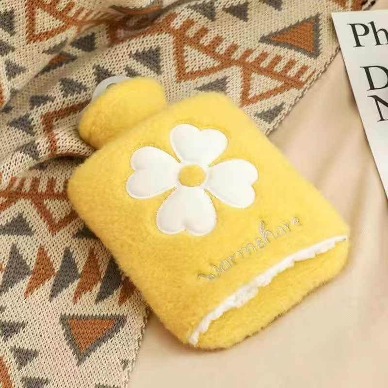 Picture of New Cartoon Plush Hot Water Bottle Explosion-Proof Water-Filled Bag Student Hand Warmer Bag Portable Cute Mini Hand Warmer Wholesale
