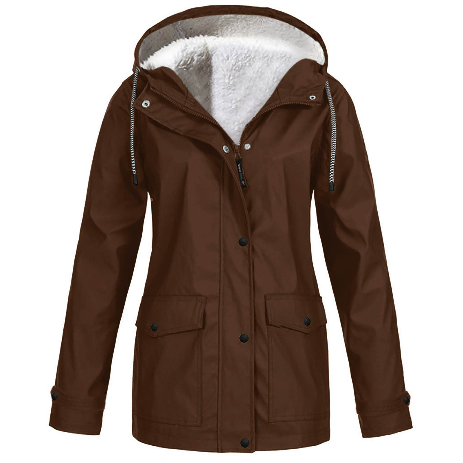 Picture of 2022 Amazon ebay Explosions European and American Autumn and Winter fleece-lined Jacket Outdoor Mountaineering Suit Hooded Jacket Rustic Jacket
