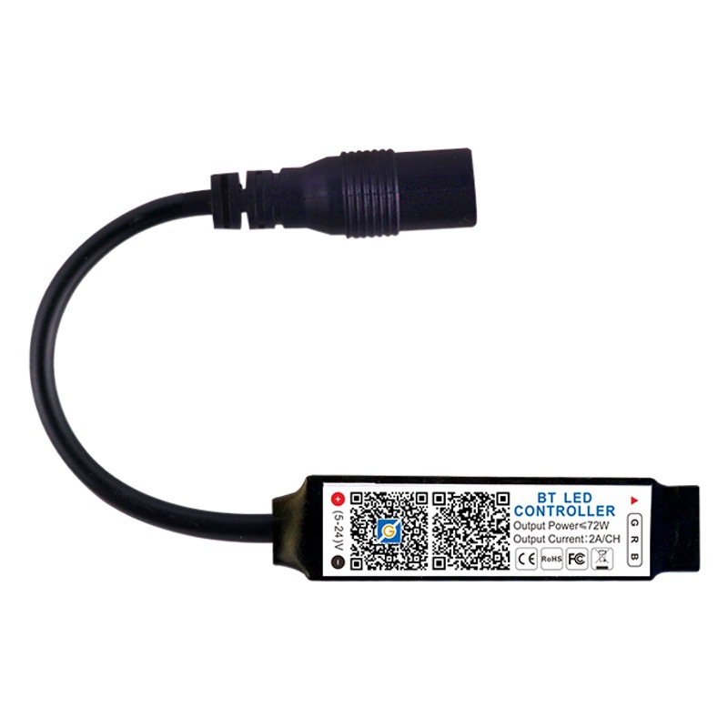 Zhengji Mini Bluetooth Rgb Light Strip Controller Music Mode Dimming and Coloring Mobile App Wireless Intelligent Control