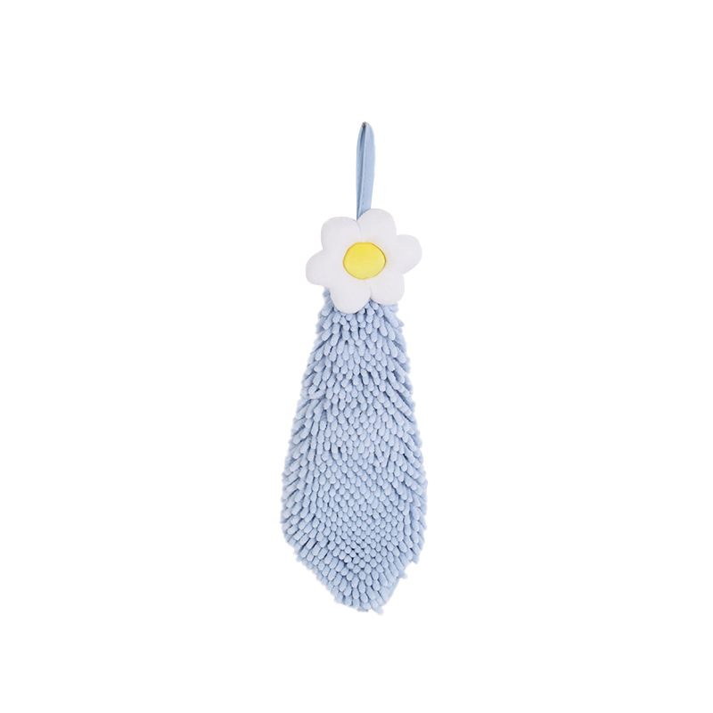 Picture of Egg flower hanging chenille towel leisure house household children's creative hand towel wholesale