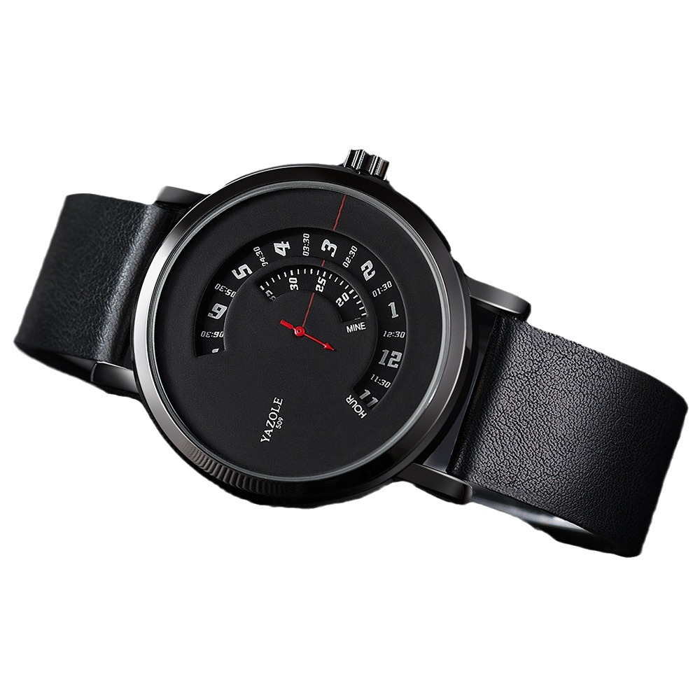 Picture of 509 cross-border fashion turntable non-mechanical watch watch watch men quartz watch men's watch yazole men's watch