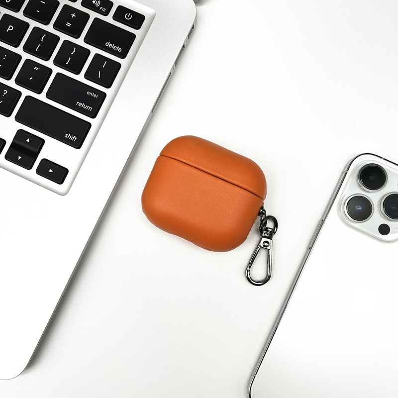 Picture of Suitable for Cross-border AirPods3 Generation Protective Case Leather Apple Bluetooth Headphone Case European and American airpodspro Protective Case