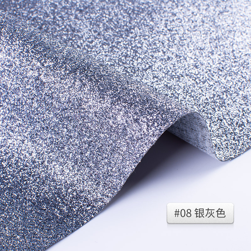 Picture of Glitter Cloth Pu Leather Fabric Glitter Christmas Glitter Sequin Textile Leather Glitter Clothing Accessories