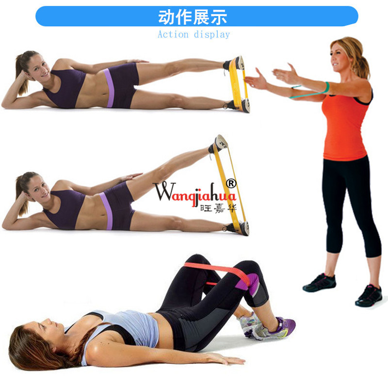Picture of Yoga stretch band leg elastic ring resistance ring flat rubber band strength training latex resistance band cross-border supply