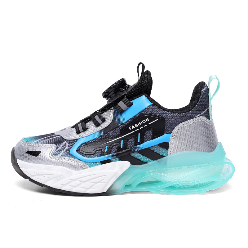 Picture of Batch of children's sports shoes 2024 spring and autumn new boys mesh breathable running shoes big children's button dad shoes