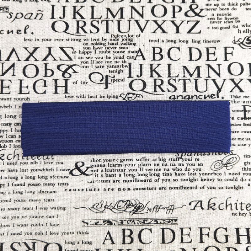 Picture of Factory Direct Supply Korean Style Hair Accessories Yoga Headband Sports Headband Elastic Monochrome Hairband Headband Printable Pattern