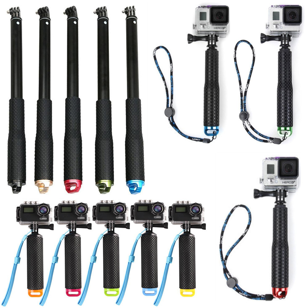 Picture of Sports camera diving stick telescopic extension rod detachable non-slip handheld 19 inch 36 inch selfie stick hardcover buoyancy stick